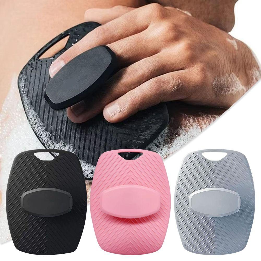 Silicone Exfoliating Brush Rub Back Brush Body Cleansing Scrubber Brush Shower Gentle Massage Bath Brush Bath Supplies