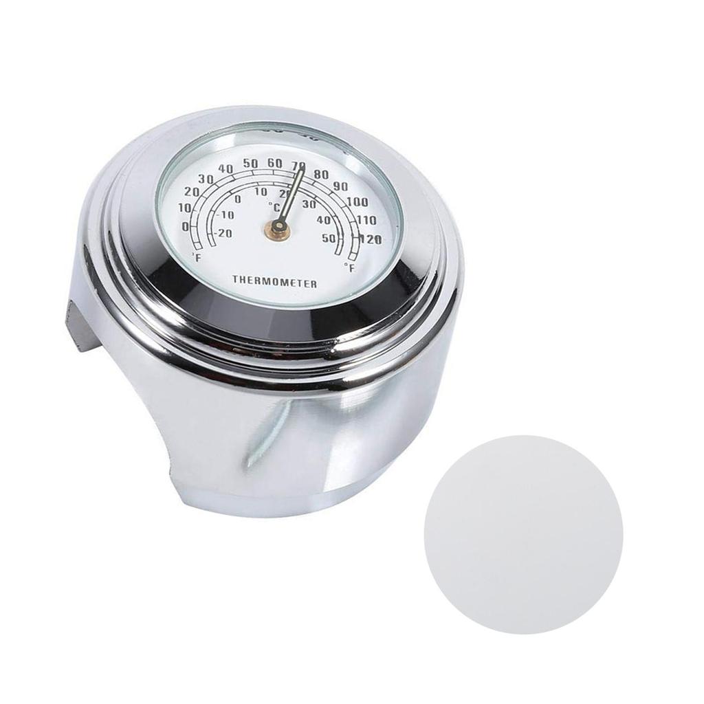 Handlebar Thermometer Replacement with Wrench Motorcycle Cycling Accessory Temperature Gauge Sturdy Attachment High Performance