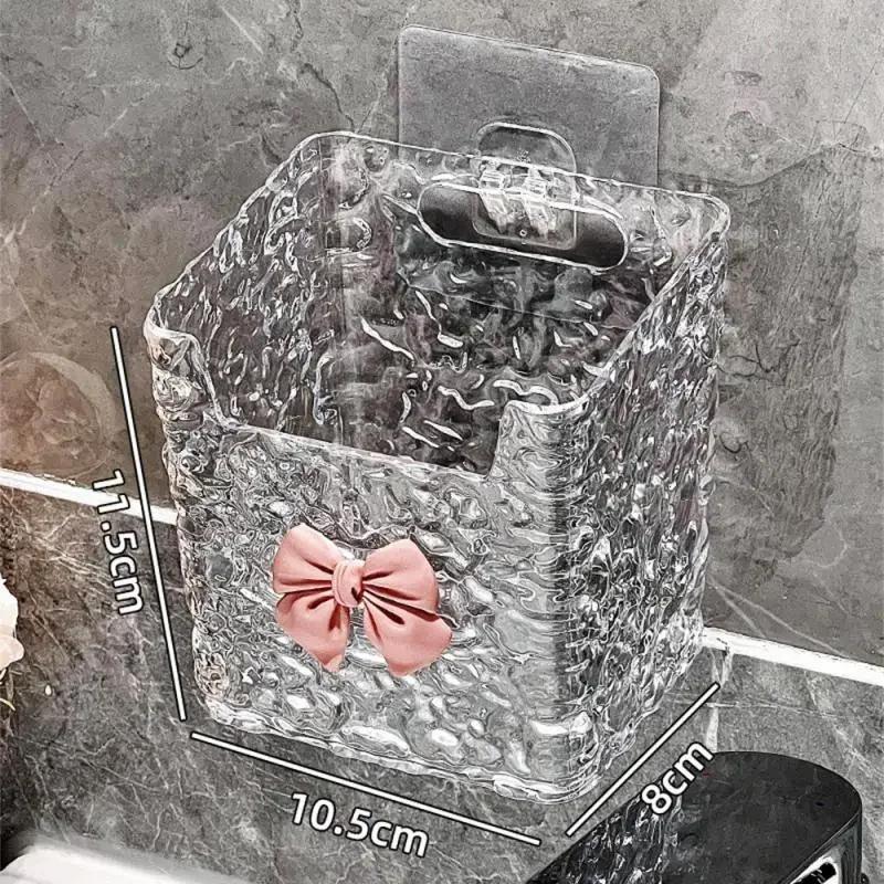 

Настенный ящик для хранения Glacial Streak, ящик для хранения выброшенных полотенец для лица, полка для раковины в ванной, полка для мягких полотенец и салфеток для лица, туалетная стойка