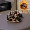 Boys Fleece Sneakers Winter New 1-3-6 Year Old Children Two Cotton Forrest Gump Shoes Kindergarten Baby Warm Shoes
