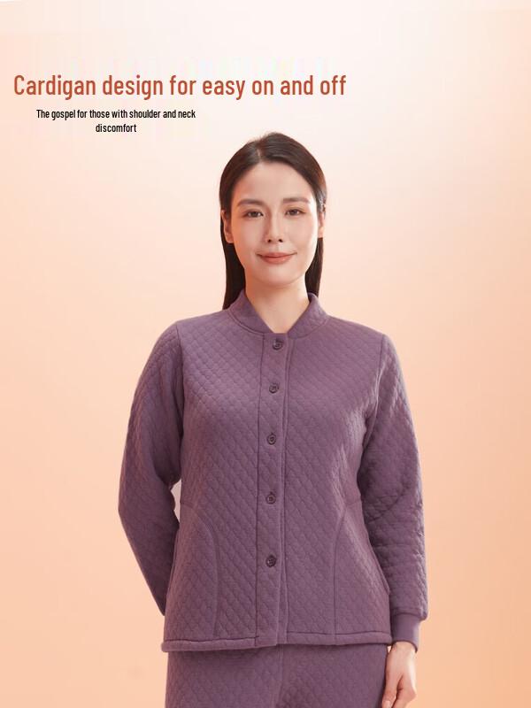 Hengyuanxiang Women's Thick Pure Cotton Thermal Set