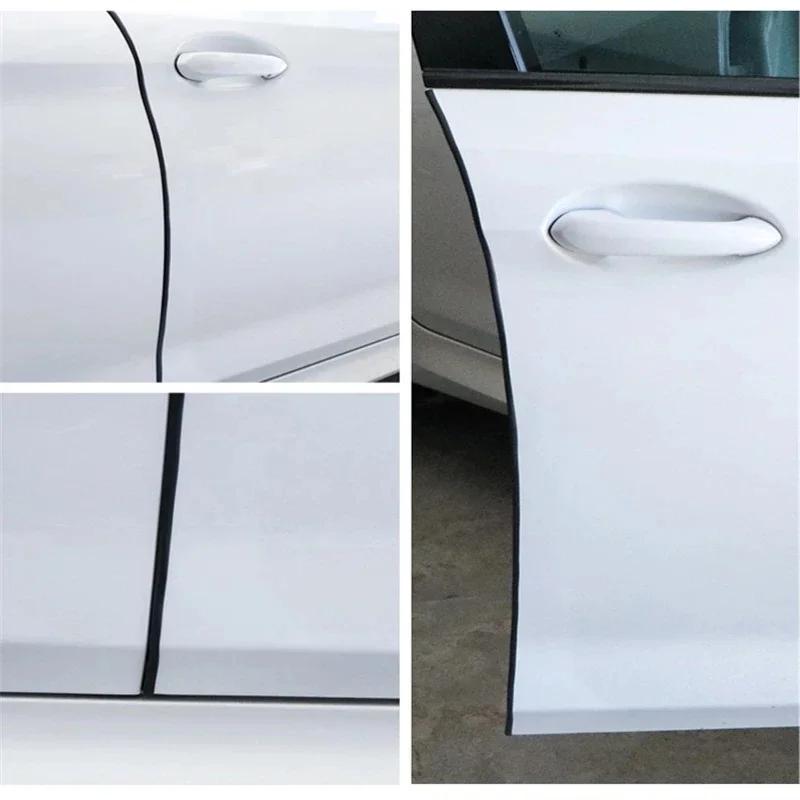 5M Universal Car Door Edge Guards Strip Rubber Car Door Protector U Type Moulding Sealing Scratch Protector Strip for Auto
