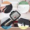 Large Capacity Clear PVC Jewelry Organizer Sealed Dust-proof Necklace Ring Packing Bag with Zipper Earring Holder