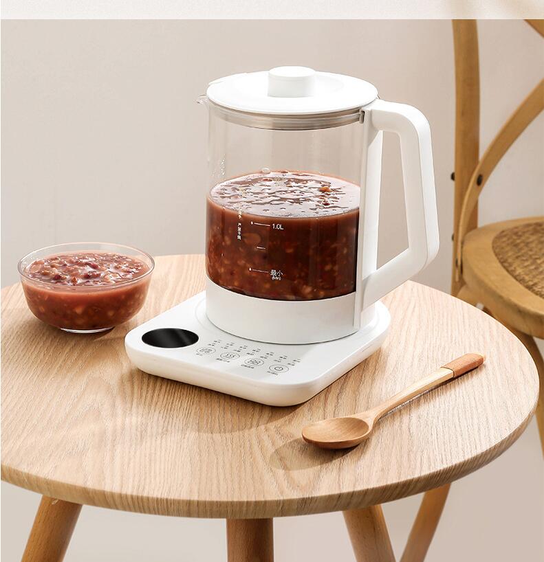 Máquina eléctrica para cocinar té de 220 V y 1,5 l, olla de vidrio para conservar la salud, olla para guisar, olla caliente, hervidor eléctrico para el hogar