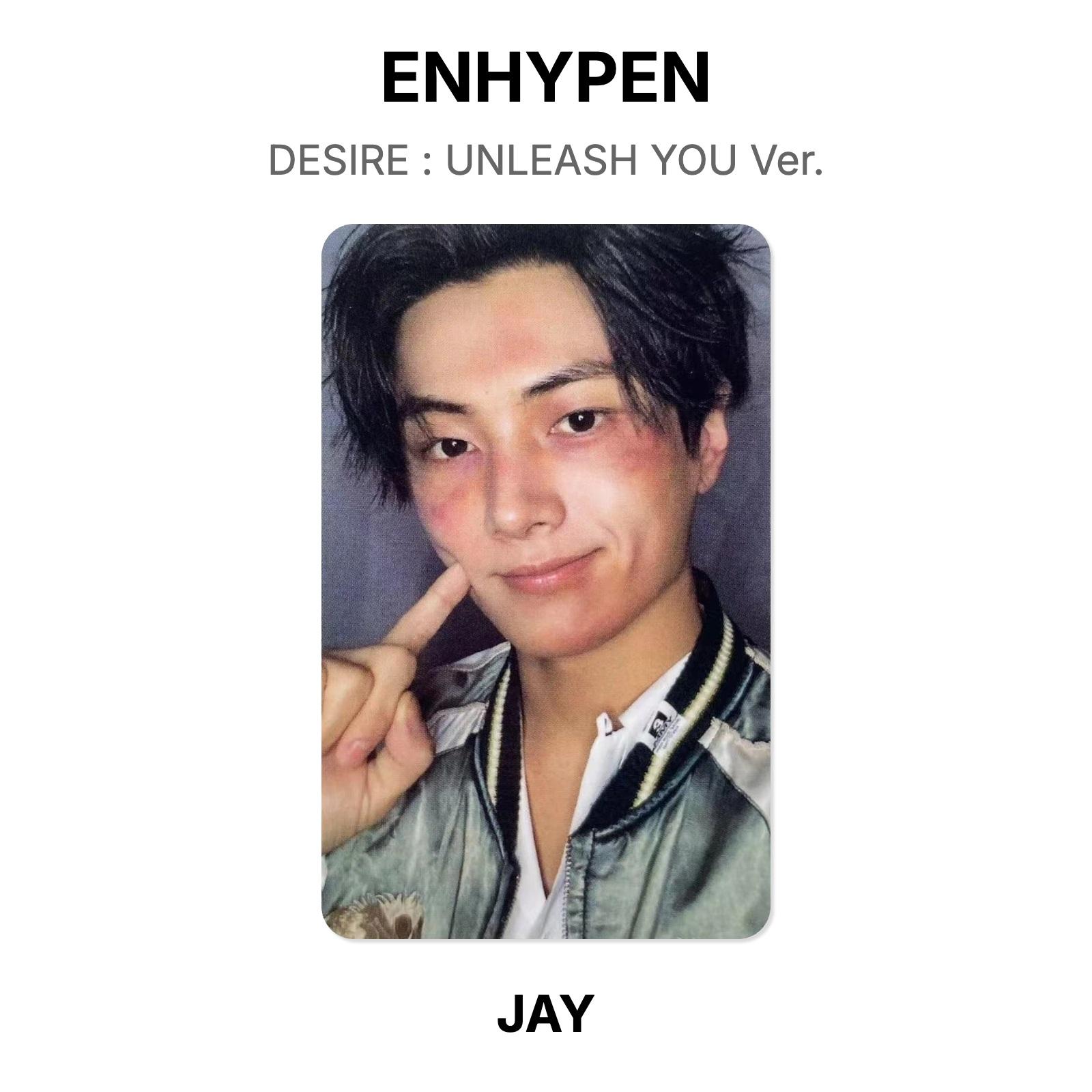 ENHYPEN DESIRE : РАСКРОЙ СЕБЯ Вер. Официальная фотокарта JAY 02