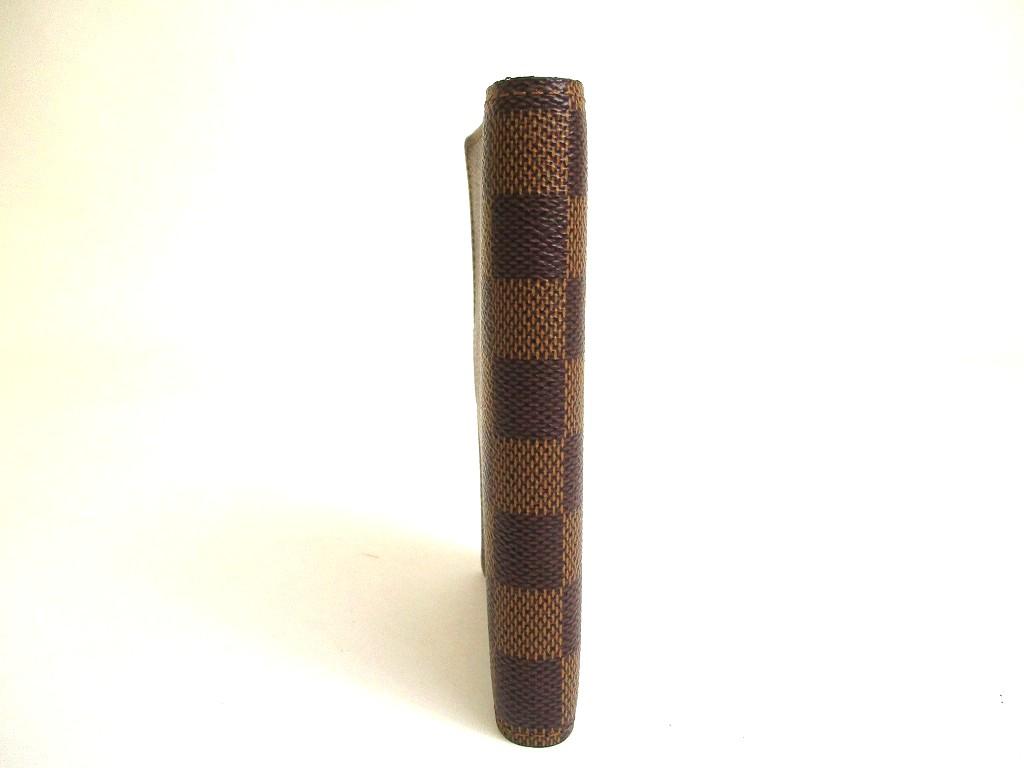 Authentischer LOUIS VUITTON Damier Leder Dokumentenhalter Kleiner Ring Terminplaner Hülle #a957 Überholt