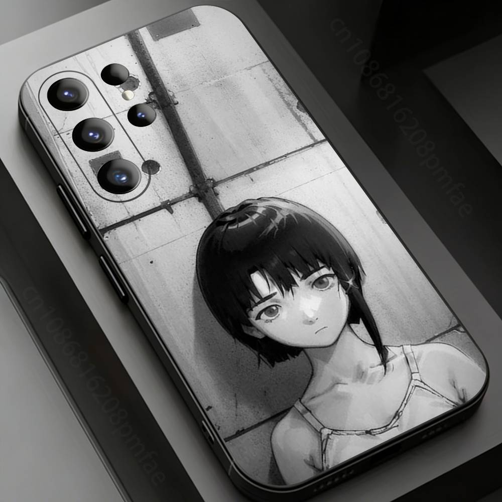 

S-Serial E-Experiments L-Lain Phone case for Samsung Galaxy S24,25,26,23 22,21,S20 Plus Ultra FE soft fundas cases Samsung S26