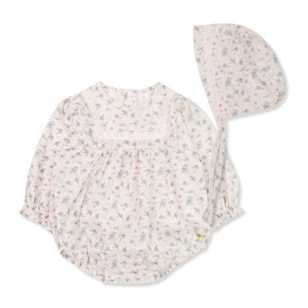 Organicmom Lapflower Long Soba Body Suit Mjstqs01 No. 75