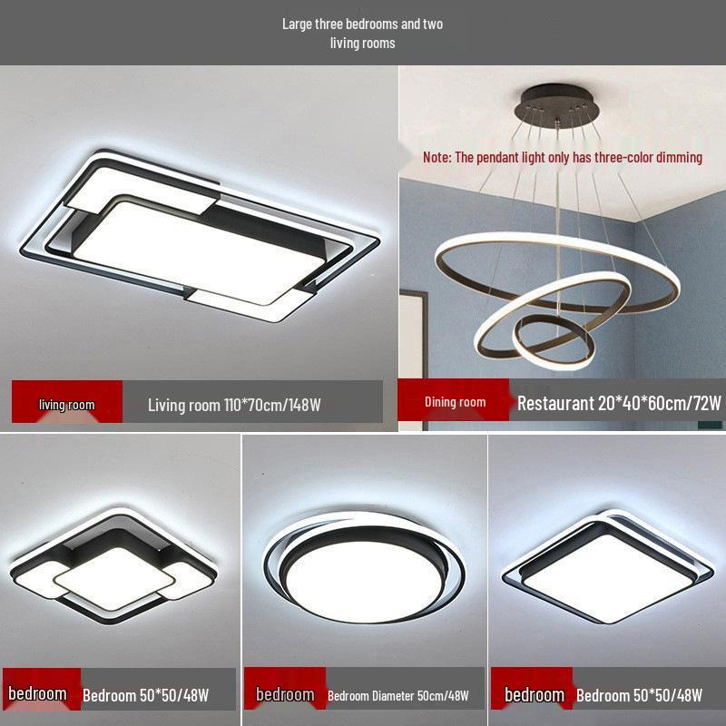 Zhongshan Modern LED Ceiling Light Package for Living Room, Bedroom, and Dining Room