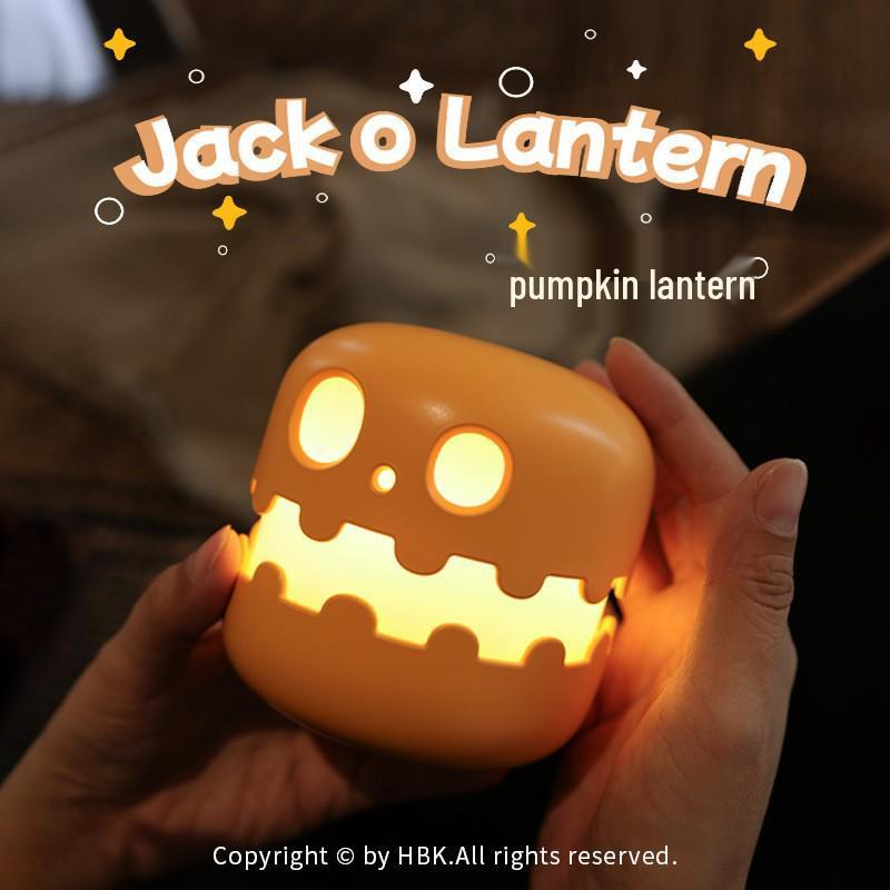 

Creative Ghost Halloween Pumpkin Night Light – Rechargeable Atmosphere Decoration