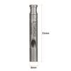 2pcs Ultralight Titanium Emergency Whistle with Cord Outdoor Survival Camping Hiking Exploring