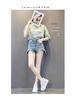 2024 Women's Genuine Leather Low-Top Autumn Sandals - Breathable, Thick-Soled, White Platform Shoes with Inner Height Boost.