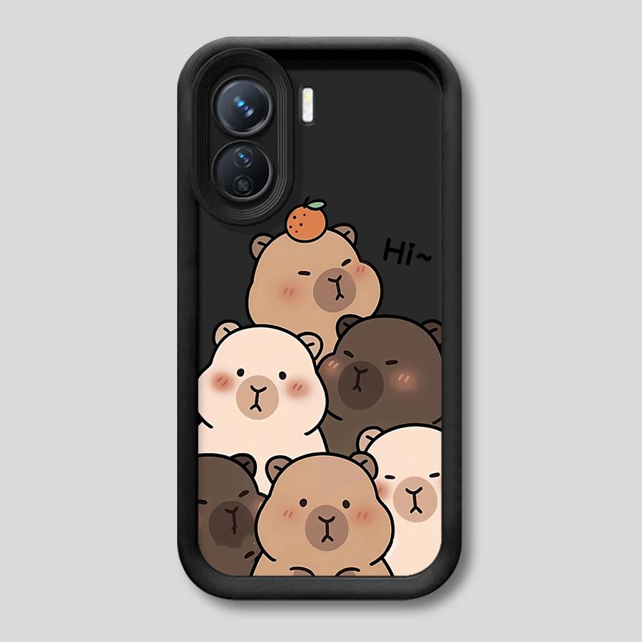 Soft Cover Phone Case for Xiaomi Redmi 12C 14C 10C 13C 9C 9T 10A 9A A2 A1 + A3 Cartoon Cute Capybara