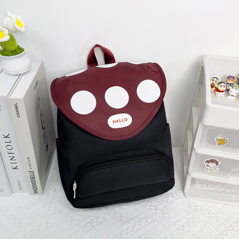 School Bag, Kindergarten Children's Backpack, Cute Mushroom Bag, New Style, Elementary School Students Mini Lightweight Trend Bag