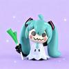 In Stock Anime Hatsune Miku Q Pikachu Model Figure Green Onion Pvc Action Figures Collection Model Classic Toys Kids