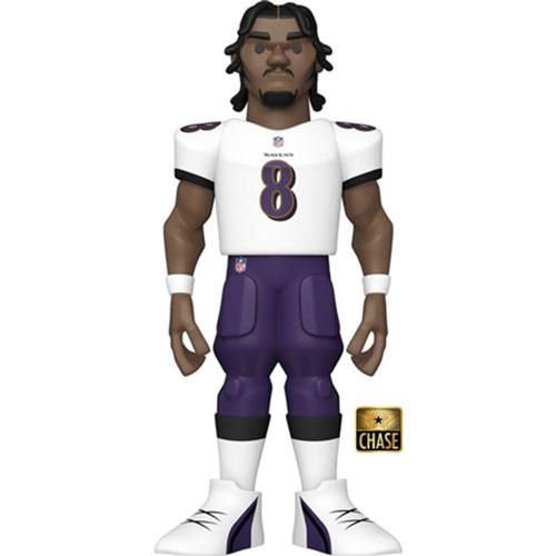 NFL: Ravens Lamar Jackson 12" Vinyl Gold Chase lodě 1 v 6