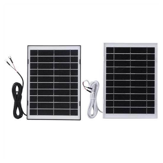 Solar Panel 8W High-Power Output IP65 Waterproof Universal Power Supply Outdoor