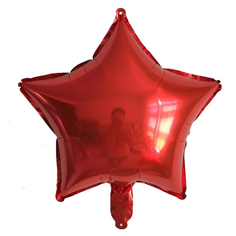 10pcs 18inch Gold Silver Foil Helium Star Balloon Wedding Decoration Baby Shower Kids Birthday Party Pure Air Globos Supplies