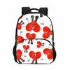 Wings of Fire 3Pcs Set Round Front Carrier Rucksack Pencil Bag Ice Bag Animated Patterned Primary School Boys Plus Girls Trendy Style