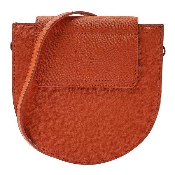 Vivienne Westwood Vivienne Westwood Saffiano Half Moon Saddle Cross Bag 43030094 L001n F401
