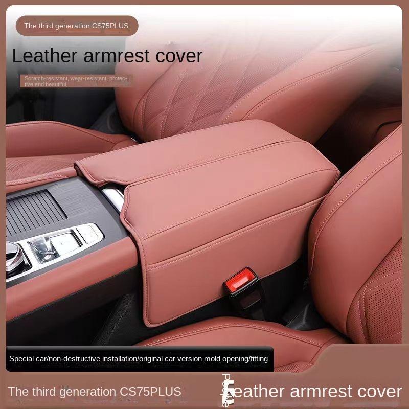 For Chana Changan CS75 PLUS 2026 2026 2026 Car Auto Armrest Box Cover Mad Protective Pad Storage Bag Stowing Tyding