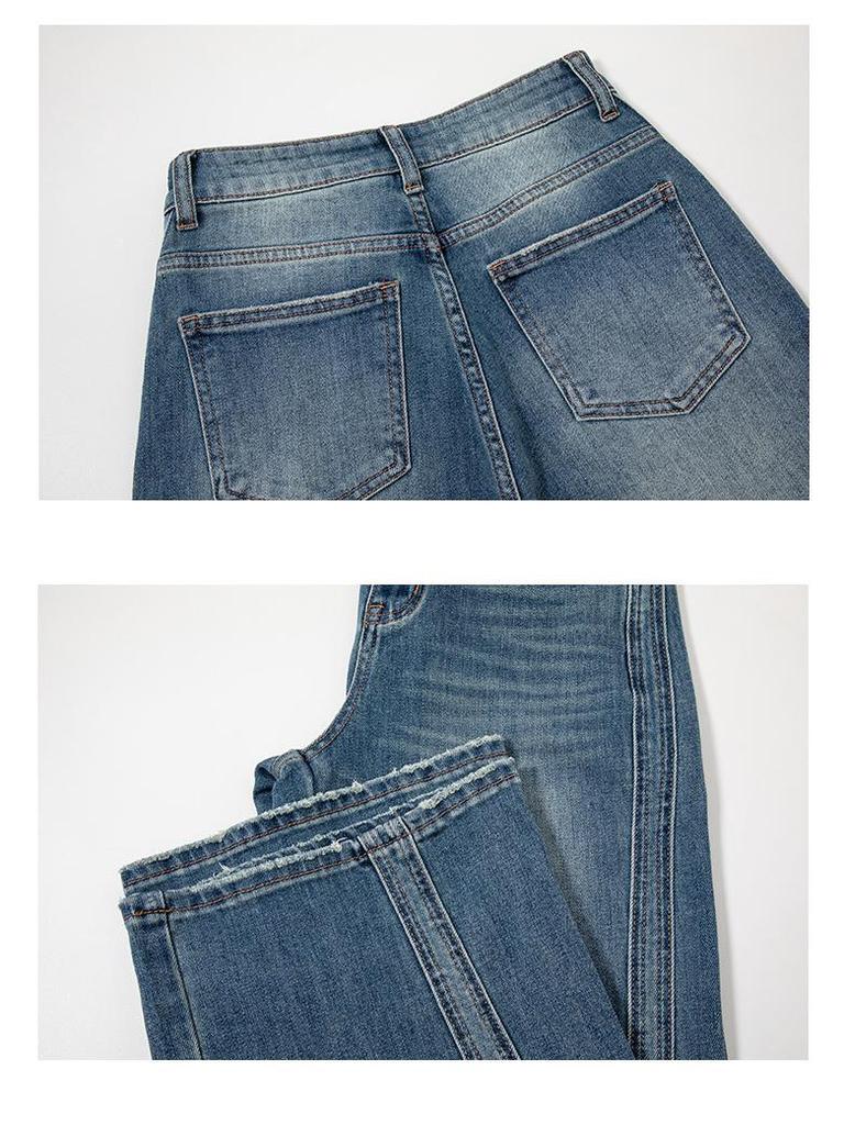 Spring 2026 Women's High-Waisted Wide-Leg Slimming Jeans