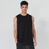 Solid Cotton Men's Basic Tank Top Sleeveless T-shirt Athleisure Fitness Casual Men Vest Tanks Tops for Male