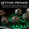 Set di Dadi Metallici per DND, Design Unico a Sfera Rotonda Vuota per un Migliore Rotolamento, Bellissimo Set di Dadi Metallici Drago per D&D, Giochi di Ruolo