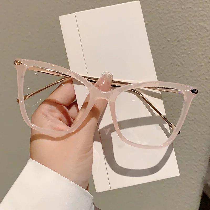 

Comfortable Durable High Quality High End Retro Designer Style Alloy Metal Oversized Nearsighted Rx Female For Both Male