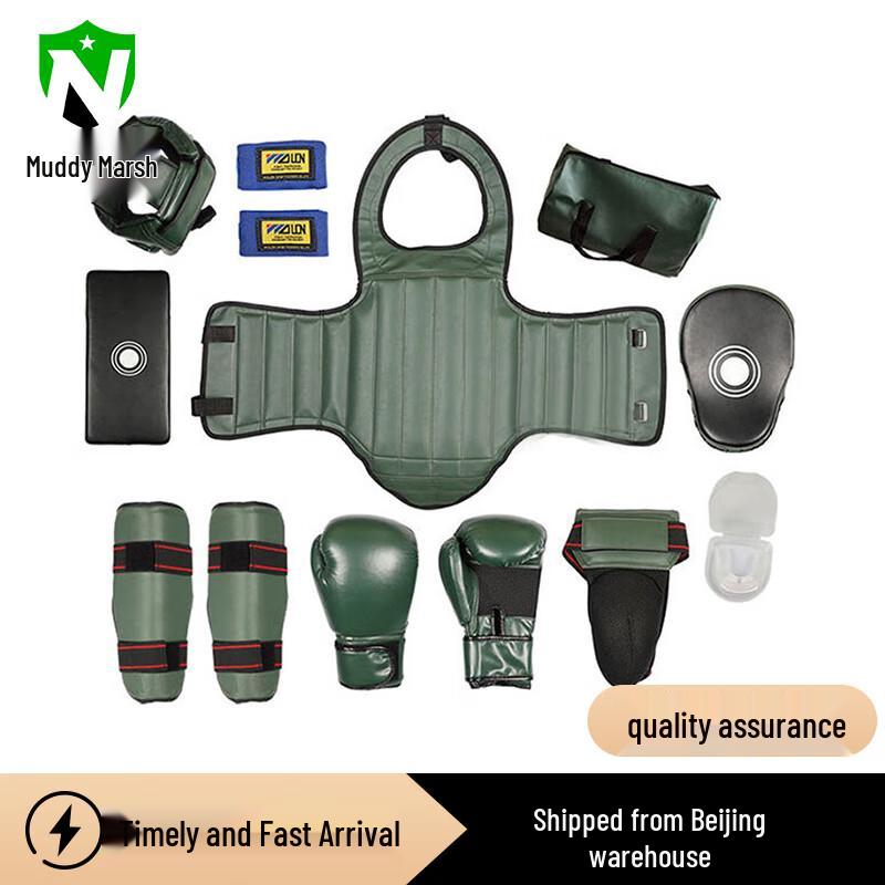 Adult Sanda & Boxing Training Protective Gear Set