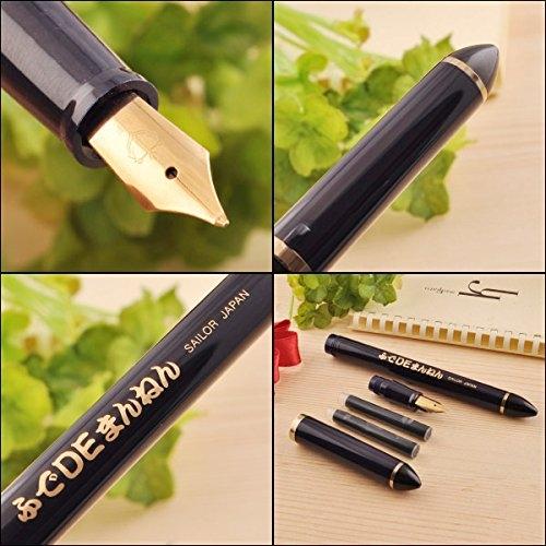 Sailor Fude DE Mannen Fountain Pen Navy with Special Nib 11-0127-740