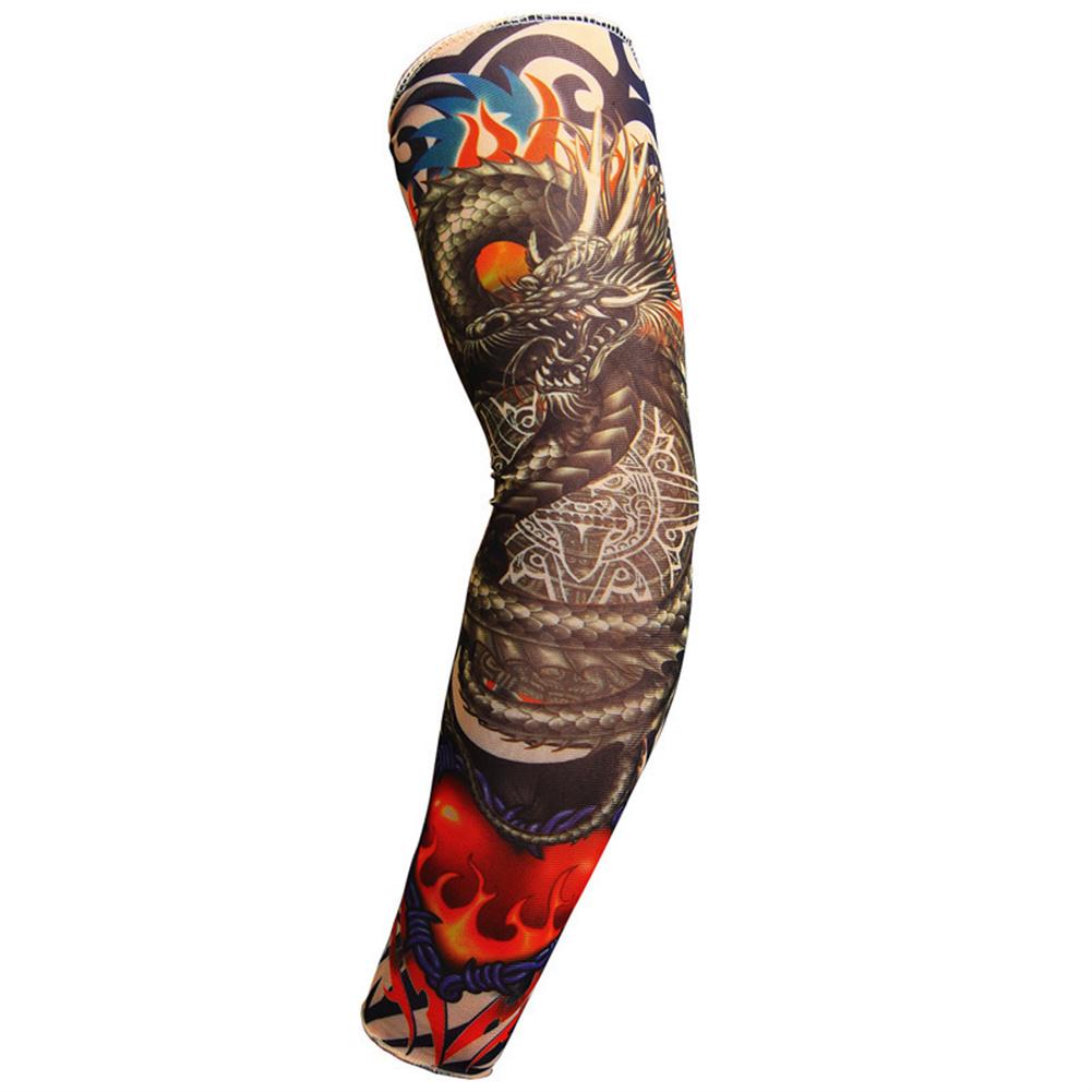 Outdoor Cooling Sleeves Sunscreen Uv Protective Breathable Tattoo Arm Sleeves For Fishing Running Cycling