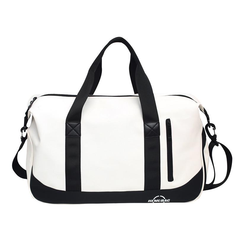 

Unisex Trendy Anti-Theft Sports Bag with Wet/Dry Separation for Short Trips білий