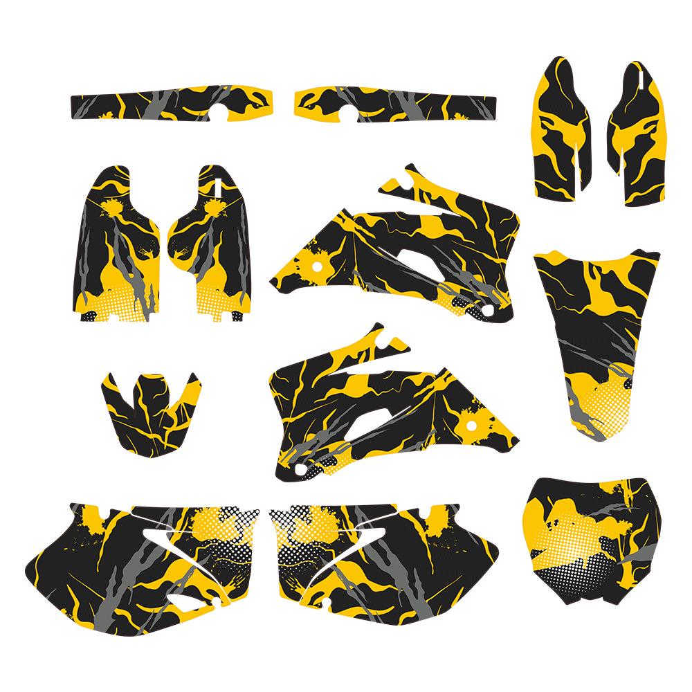 Aufkleber für 2006-2009 Yamaha YZ250F/YZ450F Motorräder.