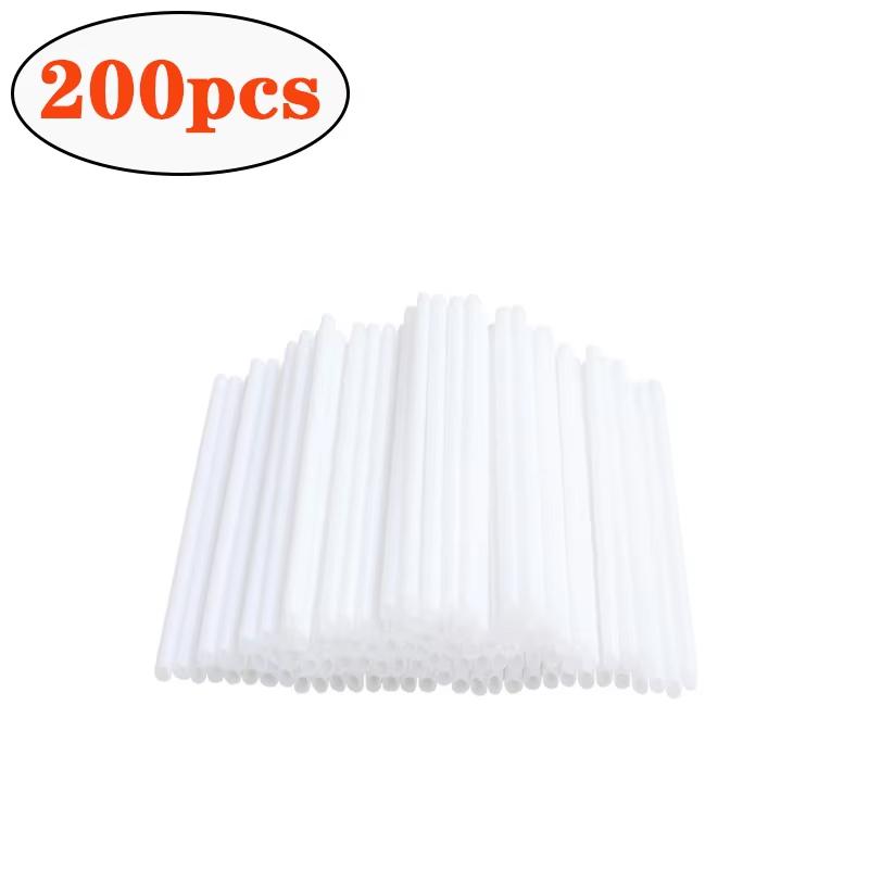 Chocolate White Acrylic Lollipop Stick Great Reusable Candy Dessert Bakeware Kitchen Dining Bar Home Garden