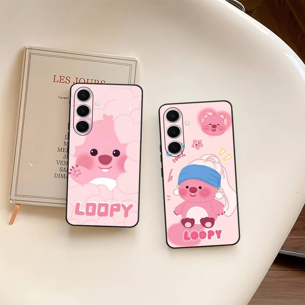 Cute L-loopy Phone Case For Samsung S 24 Fe 25 Ultra Plus 20 Lite 21 30 22 23 24 22 Ultra 5G Fundas