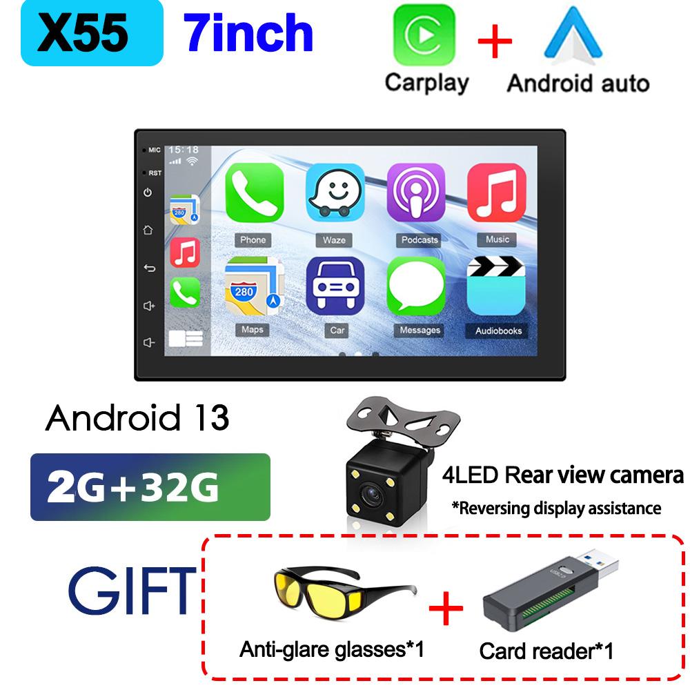 7/9/10Inch Wireless Apple Carplay Android Auto GPS Car Radio 2G+32G stereo receiver Multimedia Video Player Car Acesssories