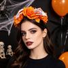 Halloween Flower Headband with Skeleton Hand Detail, Spooky Costume Hair Piece for Cosplay, Parties and Stage Looks