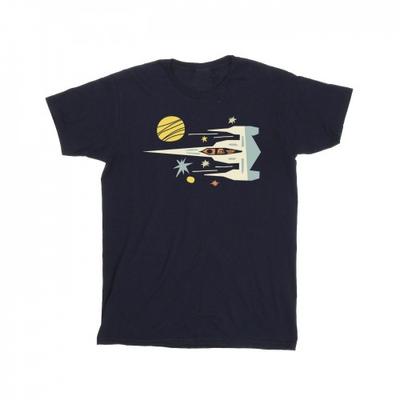 Mens The Mandalorian Cutout Ship T-Shirt
