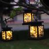 1/2PCS Solar Camping Handheld Lantern, Flashing Flame-free LED Light, Garden Outdoor Hanging Decoration, Warm White Light/RGB