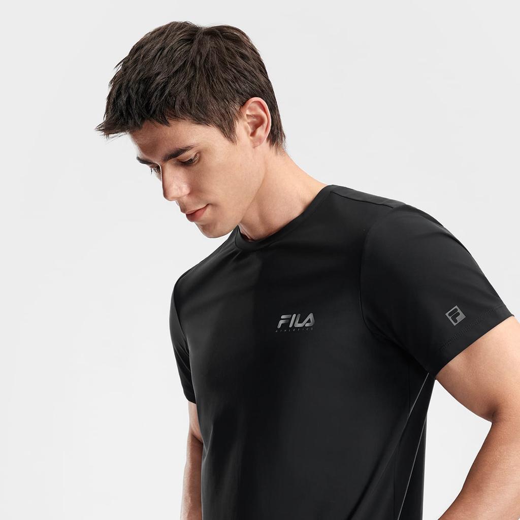 FILA T Shirts Men's Jet Black Crew Neck A51M621107FBK