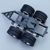 Alt Metal 1 & 2 Aksler Trailer med Træk Femtehjul til 1/14 Tamiya RC Lastbil SCANIA 770S VOLVO FH16 BENZ MAN LESU Bil