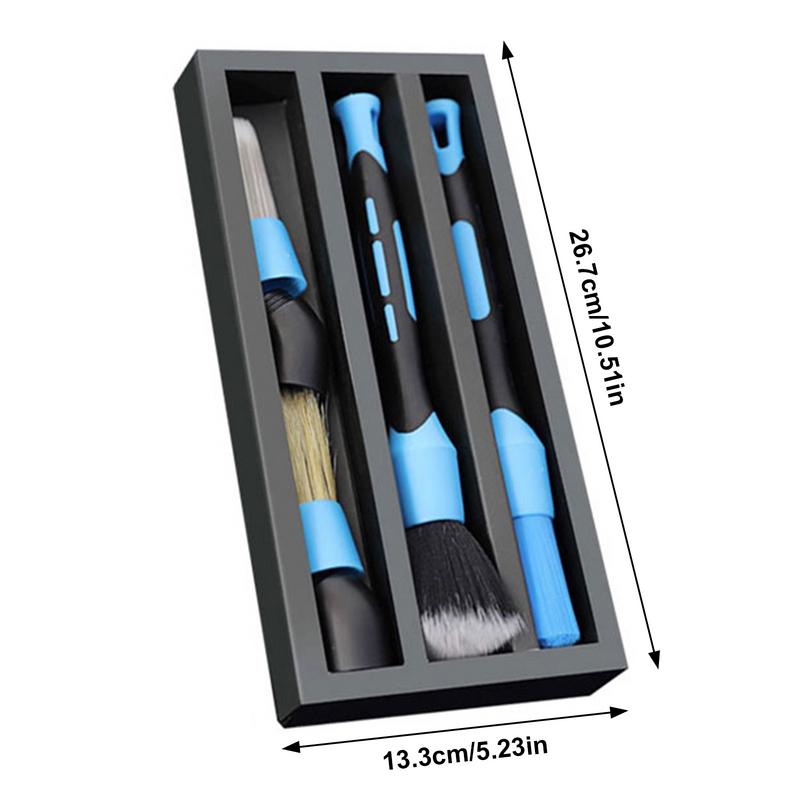 Detailing Brush Set Ultra Soft Duster Brushes Auto Car Detail Brush Kit Auto Air Vent Brush Set For Cleaning Car Interior tools