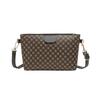 Retro printed shoulder messenger women's bag, a new fashion trend zipper small square bag