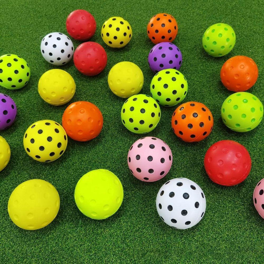 Hohe Rückprall-Schaumstoff-Pickleballbälle Stille Leise Pickleballbälle Indoor-Unterhaltung