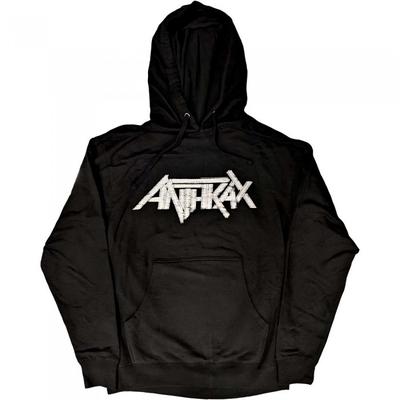 Anthrax Unisex Adult Logo Hoodie