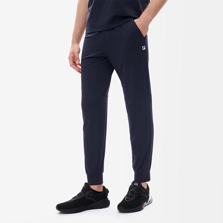 New FILA Knitted Sweatpants Men's Royal Blue A11M221612F-NV