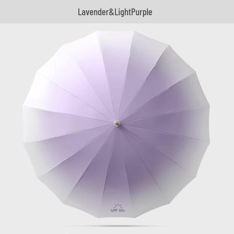 MAYDU 16-Rib Gradient Windproof UV Umbrella