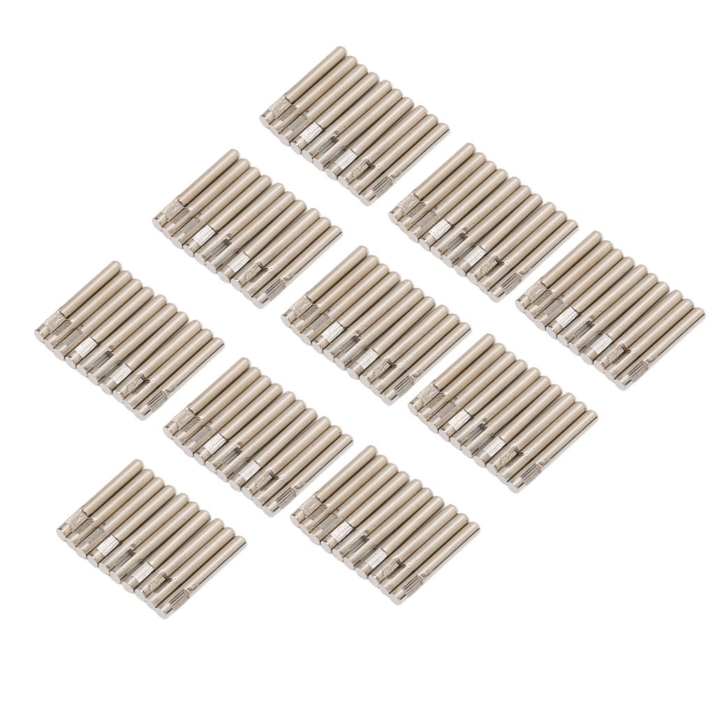 100pcs 0.1in Electrode Wire Pin Copper Connection for TENS Unit Slimming Massager Physiotherapy