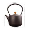 OULOVECO Cast Iron 1200ml Large Suitable for Direct Heat and Induction Includes 304 Stainless Steel Ideal for Tea Healthy and Gifting Teapot,